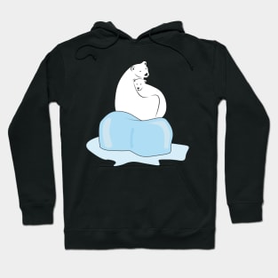 save the polar bear Hoodie